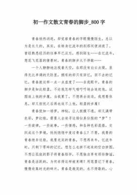 青春的脚步语言（青春的脚步）