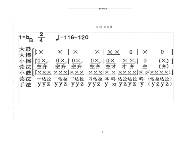 歌曲鼓的语言（鼓的乐曲）