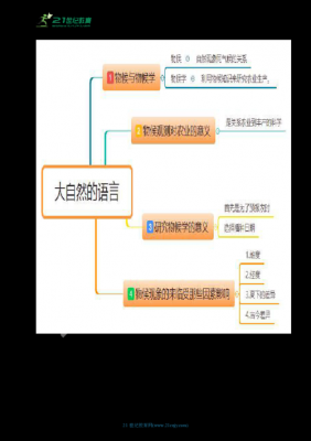 大自然的语言结构（大自然的语言结构层次和说明顺序）