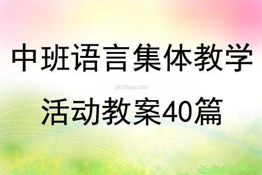 集体活动语言领域（语言领域的集体教学与区域活动的设计）