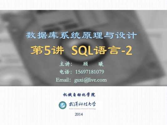 sql语言教育（sql语句视频课程）