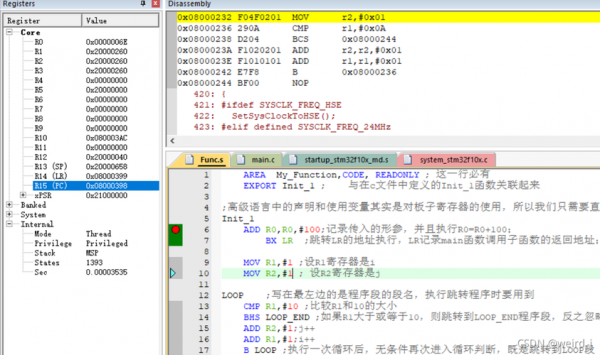 stm32汇编语言（stm32汇编语言和c语言）