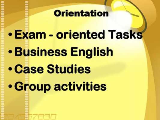 orientation语言班（oriented language）