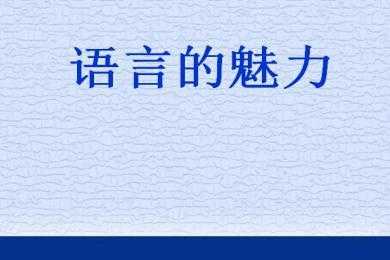 语言的魅力分层（语言的魅力是什么意思）