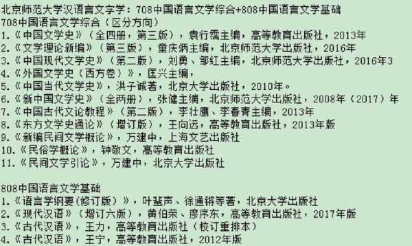 汉语言文学考研材料（汉语言文字学考研资料）