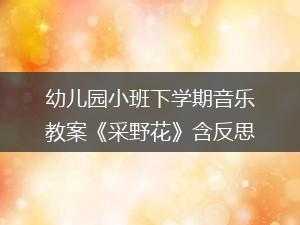 语言游戏采野花（中班语言采野花教案反思）