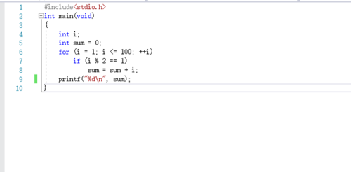 c语言1到100的奇数和（c语言1到100的奇数和,用for语言）