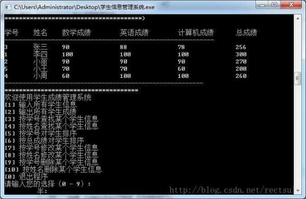 c语言查询成绩代码（c语言成绩单代码）