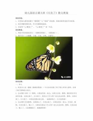 语言天亮了教案（语言天亮了教案及反思）