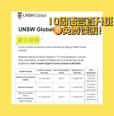 unsw语言要求（unsw语言班价格）