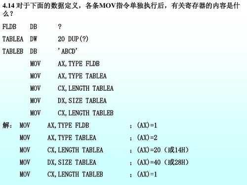 汇编语言db运行（汇编语言db什么意思）