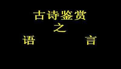 诗歌的语言锤炼（诗歌的语言锤炼是什么）