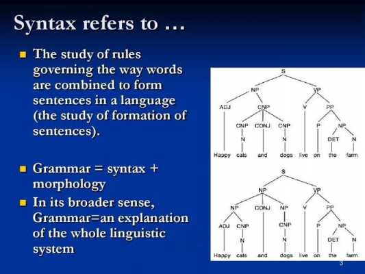 syntax语言学（synonym语言学）