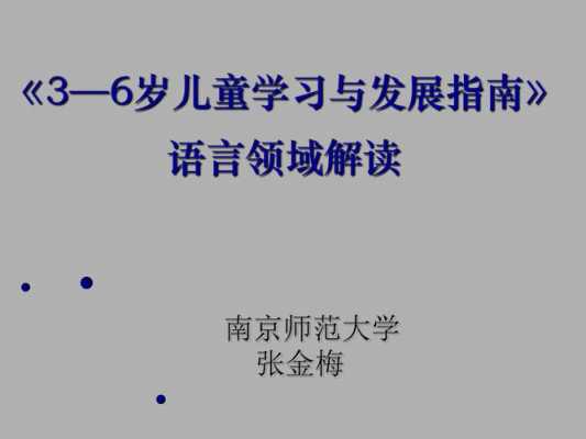 指南语言领域理论（指南中语言领域的解读）