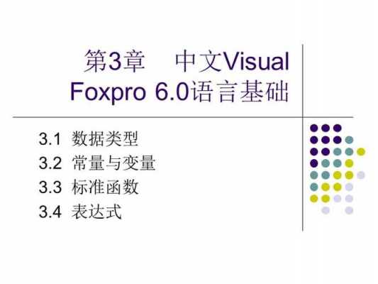 visualfoxpro语言结构（visual language）