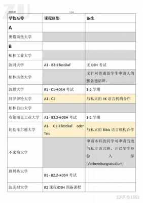 留学德国大学语言（德国大学语言班学费）