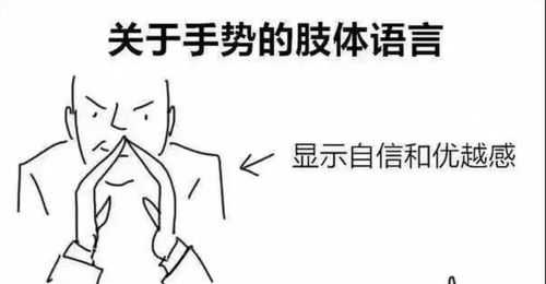 肢体语言—自信（自信的肢体表现）