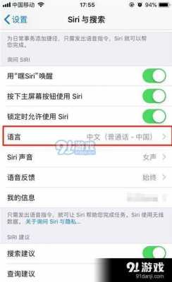 怎样更改siri语言设置（怎样更改siri的语言）