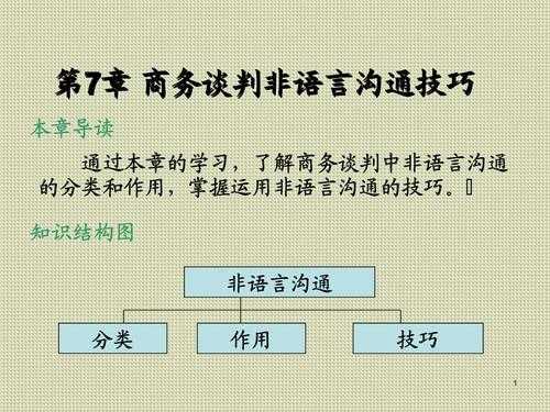 非语言在谈判中（商务谈判中非语言沟通有哪些作用?）