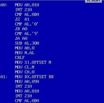 汇编语言8086实验（8086汇编语言课后答案）