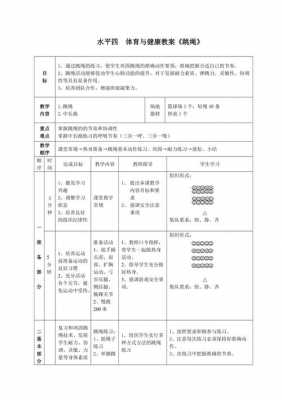 跳绳语言领域教案（大班语言跳绳教案）